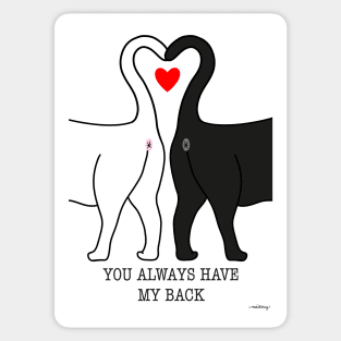 Cat Butt Love Sticker